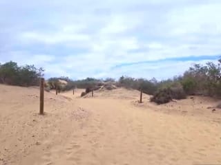 Lilys Adventure BIG SHOCK in the Middle of the Dunes